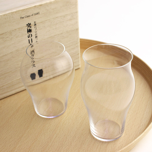 お酒のプロが創った 究極の日本酒グラス 「花」「蕾」セット