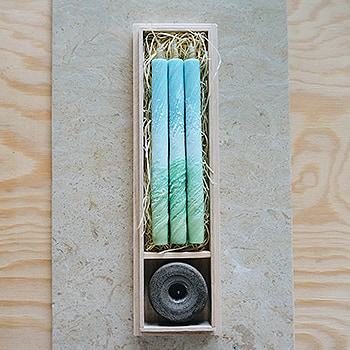 HAZE ヘイズ／和蝋燭 燭台桐箱セットCypresses by Vincent van Gogh 1889