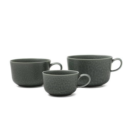 イイホシユミコ yumiko iihoshi porcelain／「ReIRABO リイラボ」cup カップ winter night gray