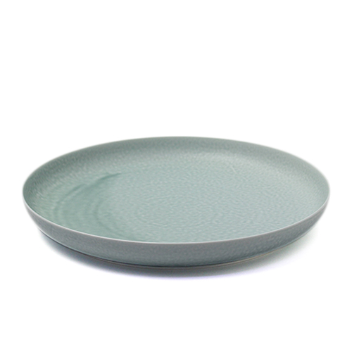 イイホシユミコ yumiko iihoshi porcelain／「ReIRABO リイラボ」round plate ラウンドプレート spring mint green（27.5cm）