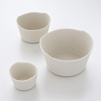 イイホシユミコ yumiko iihoshi porcelain／「unjour アンジュール」bowl ボウル suna