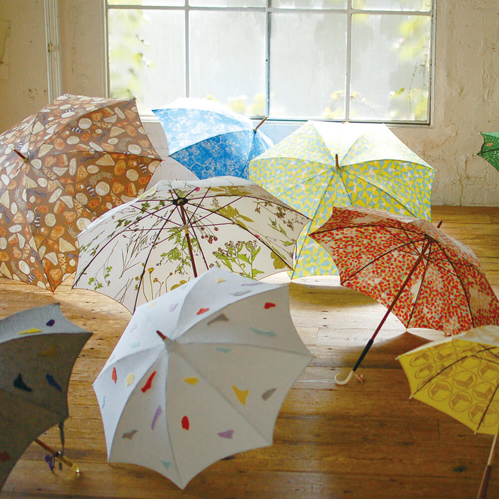 イイダ傘店の傘たち